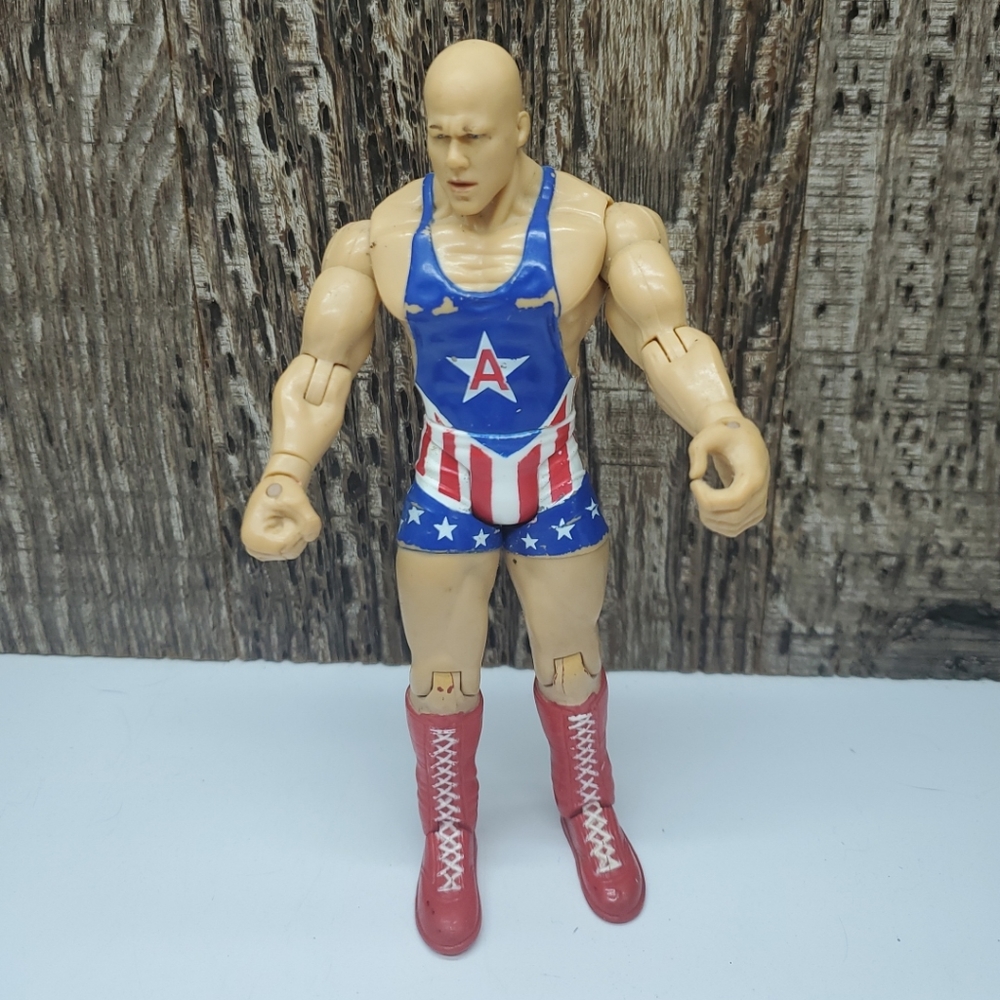 WWE Kurt Angle WWF 7” Wrestling Action Figure 2003 Jakks Pacific Vintage